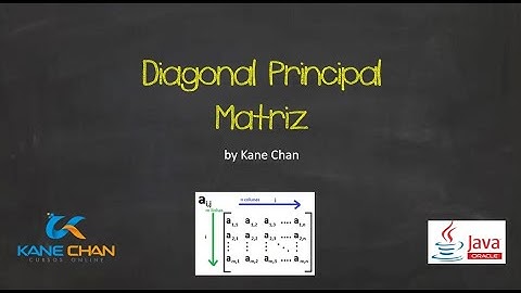 Como Calcular a Diagonal Principal de Matriz em Java