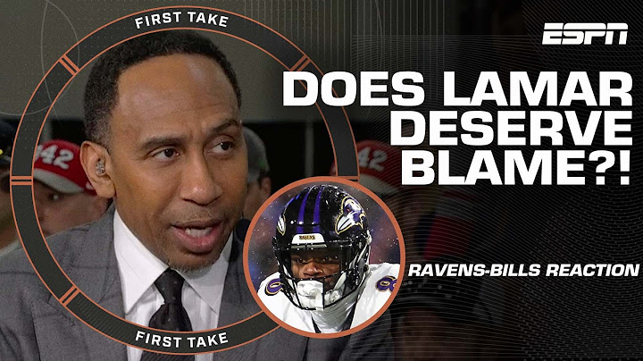 Stephen A. & Cam Newton DISAGREE on the blame Lamar Jackson deserves for playoff exit 👀 | First Take