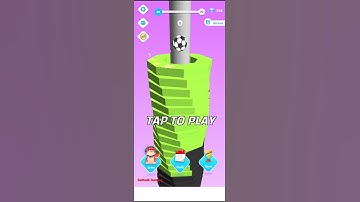 Helix Stack Jump| All levels Gameplay #15| #SathwikGaming #games #epic #shorts #superb #Stackball ||