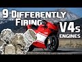 9 Differently Firing V-4 Engines