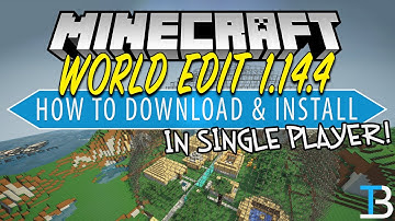 How To Download & Install WorldEdit in Minecraft 1.14.4 Single Player