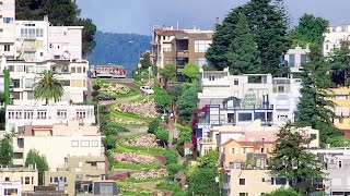 舊金山著名景點九曲花街（Lombard Street）