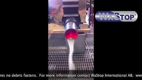 WaStop Inline Check valve with pulsating flow mitigating blockages