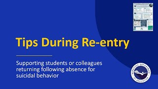 Tips During Re-Entry