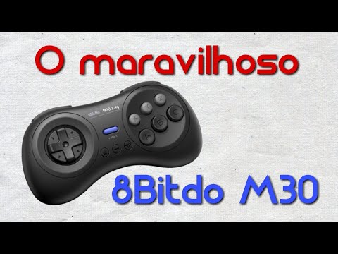 O maravilhoso joystick 8Bitdo M30 !!!