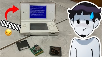 MEU NINTENDO DS E R4 QUEBROU, E AGORA? 😔