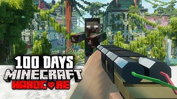I Survived 100 Days in an Evolved Zombie Apocalypse in Hardcore Minecraft