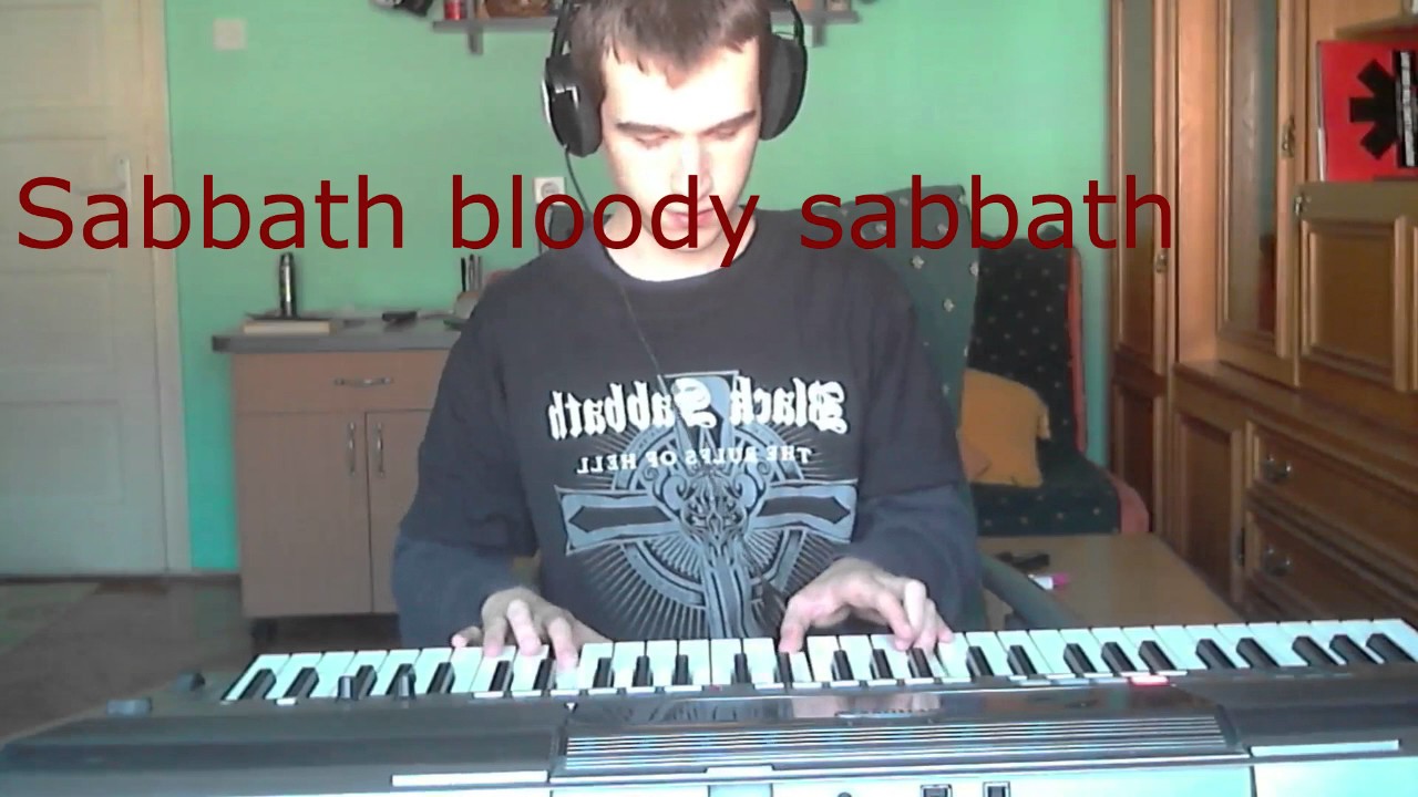 Black Sabbath medley on keyboards YouTube