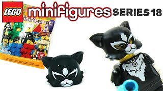 Lego Series 18 Cat Costume Girl minifigure