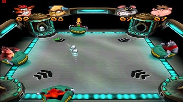 Crash Bash Gameplay - Gem Challenge 1 Crash Ball