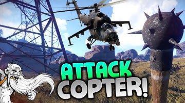 GangZ Rust Gameplay - "HUNTED BY ATTACK HELICOPTERS!!!" - Rust PvP Multiplayer Ep 2
