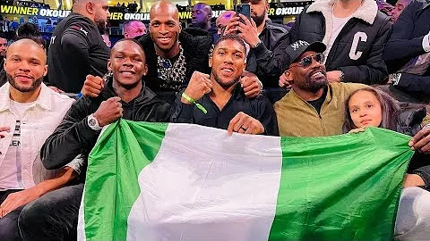 "Israel Adesanya is my Favourite Athlete right now" Anthony Joshua|Hails Kamaru Usman, Ngannou e.t.c
