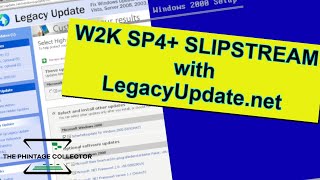 Slipstreaming a Windows 2000 SP4+ setup CD inluding LegacyUpdate.net