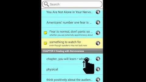 Highlighting and taking notes in an eText on an Android device