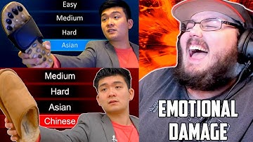 When "Asian" Is a Difficulty Mode (1, 2 & 3) By Steven He - EMOTIONAL DAMAGE REACTION!!!