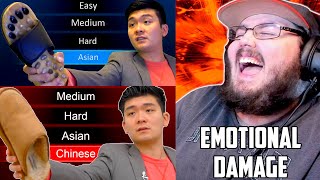 When "Asian" Is a Difficulty Mode (1, 2 & 3) By Steven He - EMOTIONAL DAMAGE REACTION!!!