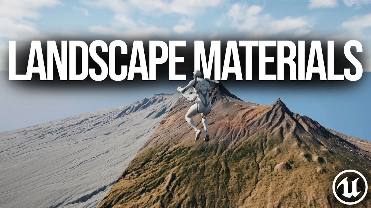 How to Create Landscape Materials in Unreal Engine 5 - YouTube