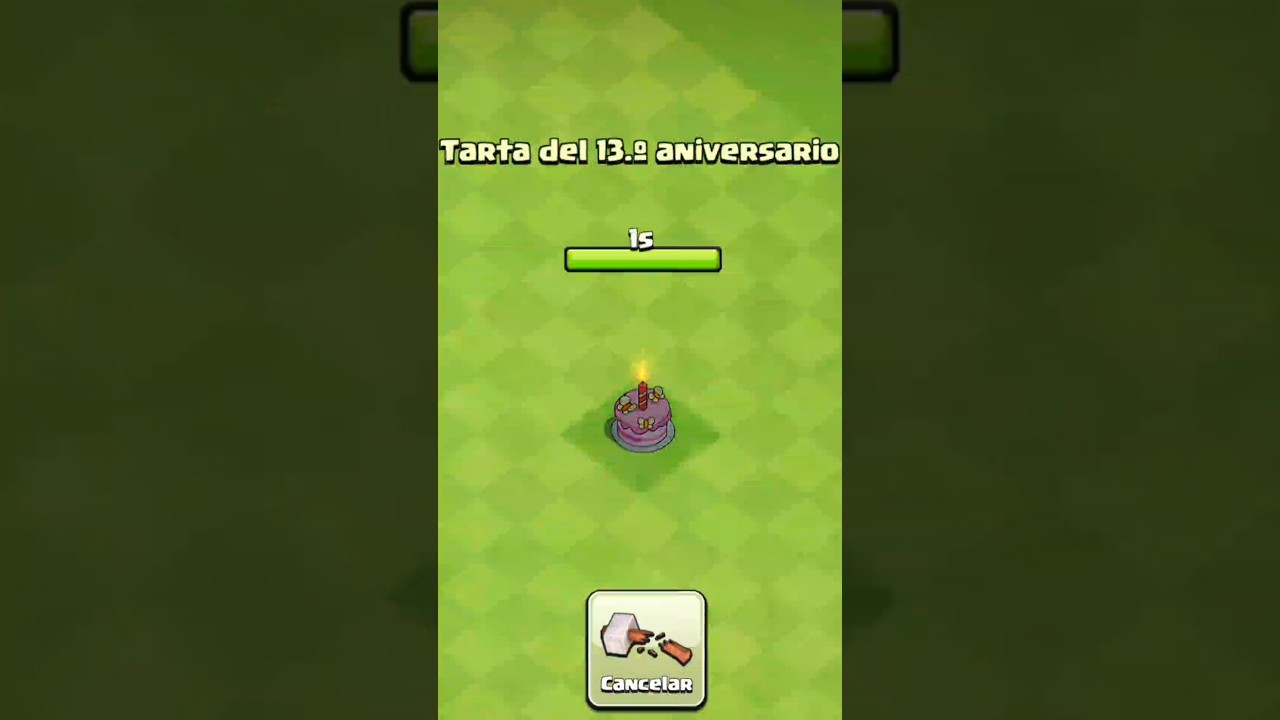 ¿Que pasa si Eliminas la Tarta del 13° aniversario de Clash Of Clans?