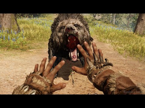 Taming All Animals - Far Cry Primal [4K 60FPS]