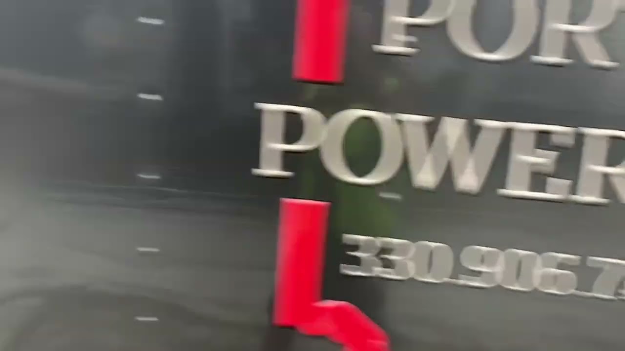 Commercial pressure washing with Portage Powerwash @ Kraftmaid Cabinetry Middlefield, Ohio