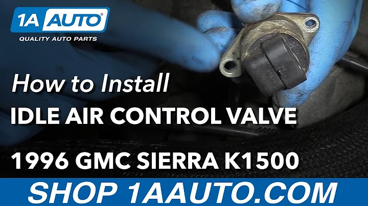 How to Replace Idle Air Control Valve 96-99 GMC K1500