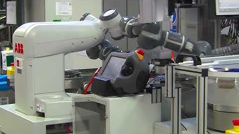 Part loading collaborative application with YuMi cobot  [Case story from FCC Industrial Systems]