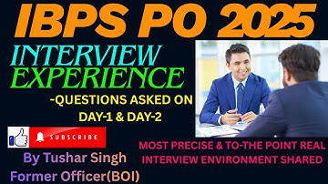|IBPS PO 2025 Interview Experience|Asked Questions! Lucknow Panel #ibpspointerview #ibpspo2025