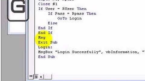 How to Make A Advanced Login System in Visual Basic 6 Part 2