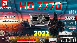 *AMD HD 7770  in 60 Games  (2022-2023)