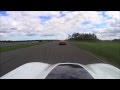 Stingray vs Ludmilla in her Mclaren at Monticello Motor Club