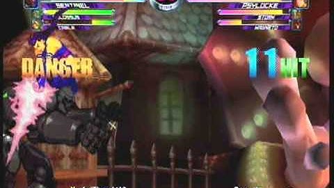 MvC2: Godlike Psylocke Infinite Setup