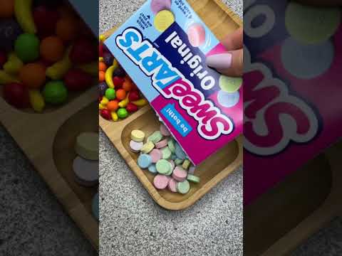 ASMR | Filling Platter With Candy #shorts #satisfying #viral