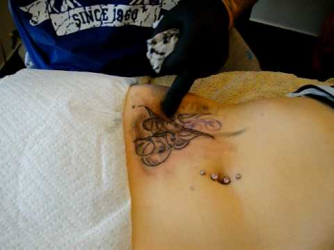 lower stomach hip tattoos