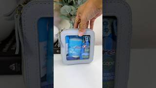 blue back to school emergency kit #asmr #asmrsounds #packwithme #amazonfinds #whatsinmybag #minis