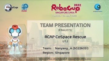 SG22.4.3 - SG226051 - Finalist Presentation - CoSpace Rescue U12 - RoboCup SG Open 2022