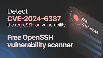 Free scanner for CVE-2024-6387 (RegreSSHion)