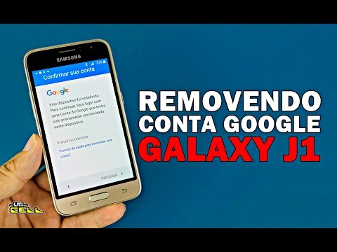 Como desbloquear j3 6 conta google