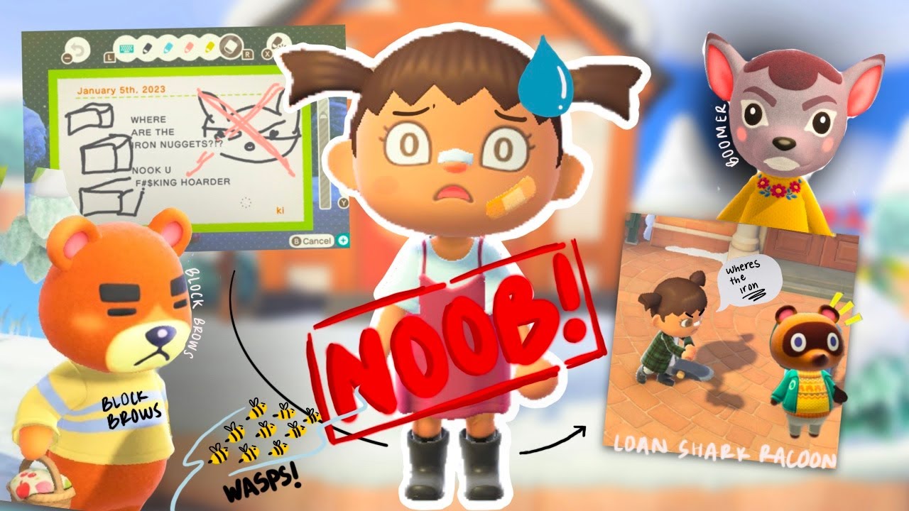 FIRST TIME playing animal crossing EVER