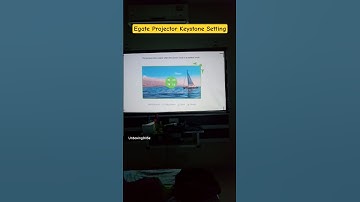 egate Projector pe keystone kaise set karein #unboxing #review #projector #howto #shortsvideo #short