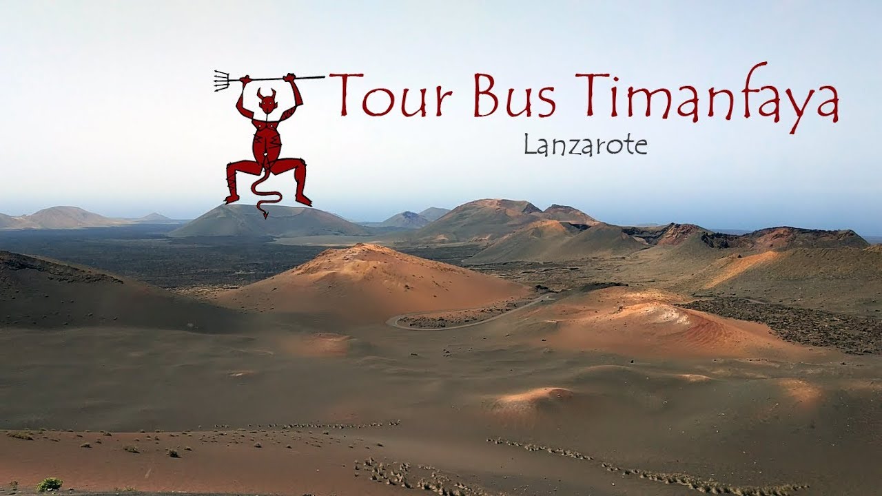 timanfaya national park tour bus