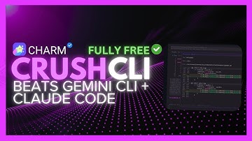 Crush CLI: FASTEST AI Coder + Opensource! BYE Gemini CLI & ClaudeCode! (FREE QWEN 3 CODER)