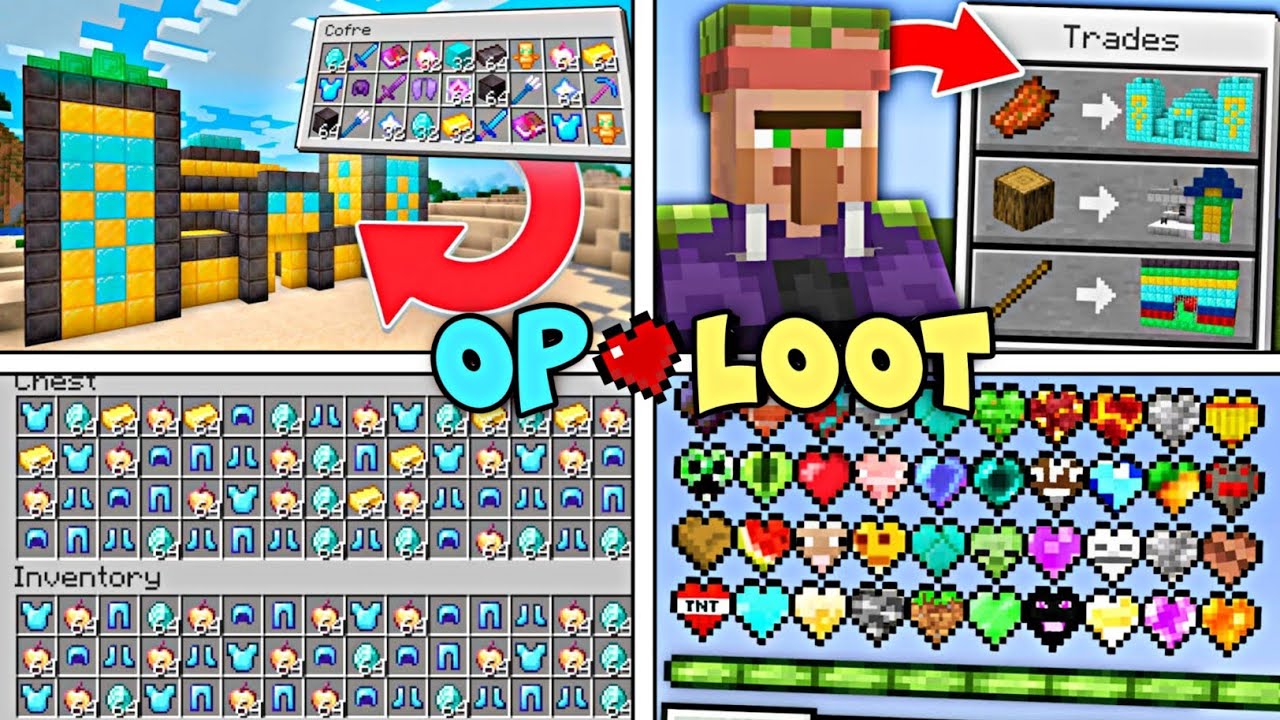 MINECRAFT OP LOOT MODS 