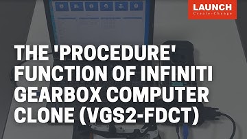 X-PROG3 PC Adaptor | The "procedure" function on Infiniti for Gearbox Computer Clone| LAUNCH