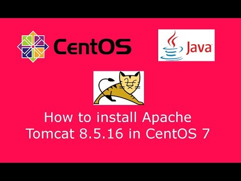 How to install Apache Tomcat 8.5.16 in CentOS 7 Linux
