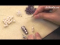 Artbeads Quick Tutorial - Flat Spiral Rope Seed Bead Technique with Cynthia Kimura
