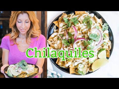 Green Chilaquiles with Chicken