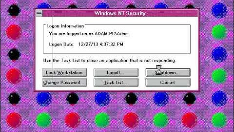 Microsoft Windows NT Version 3.51 Workstation (1995) Normal and VGA Mode