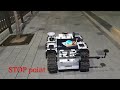 POSCO Coke Oven Pilot Robot -  GNSS (GPS) waypoint navigation with stop point