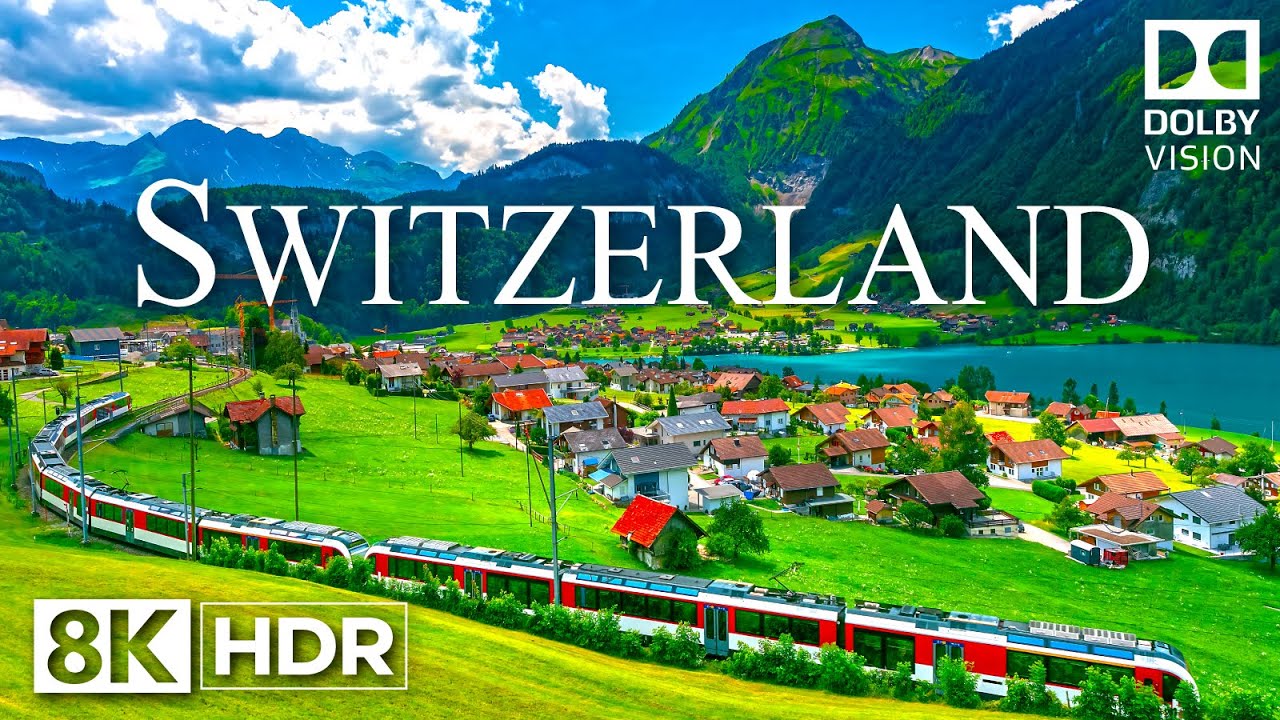 ⁣Switzerland 8K ULTRA HD HDR - Heaven of Earth (60 FPS)