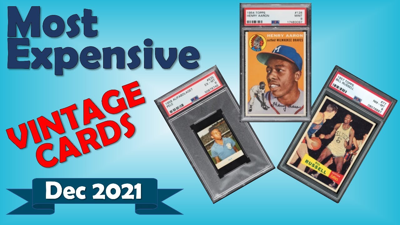 Top 15 Vintage Sports Card Sales in December 2021 Ep 11 YouTube